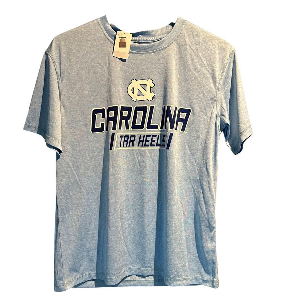 NWT Carolina Tar Heels Small Unisex Poly T  North Carolina ACC Football Gameday